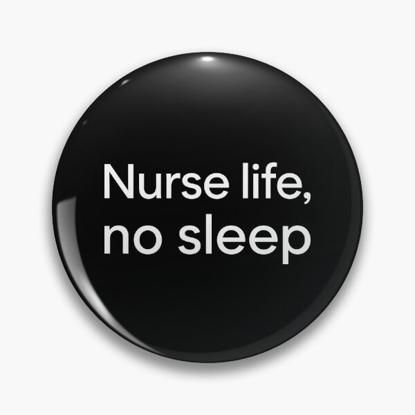 Item preview, Nurse Life No Sleep – Minimalist Healthcare Quote Typography designed and sold by ModdiesColors.