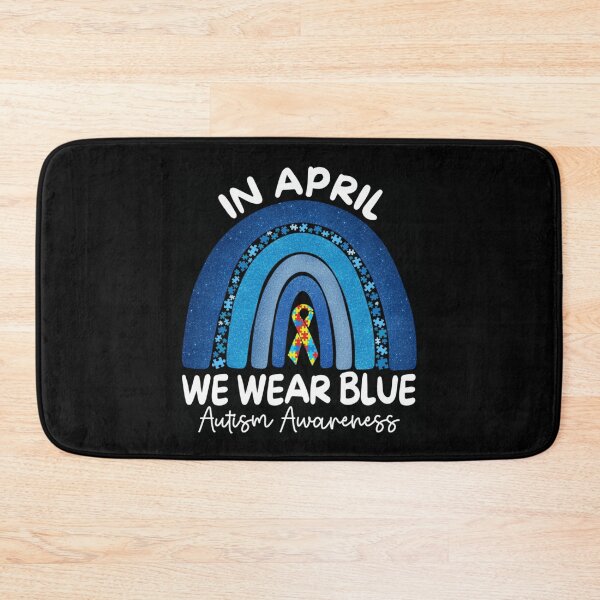 Item preview, Autism Awareness Rainbow In April We Wear Blue Ribbon Autism designed and sold by Ali-printshop.
