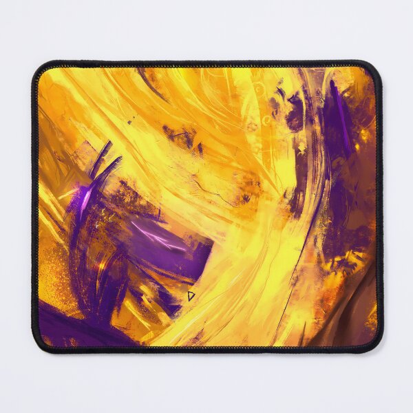 Item preview, Golden Inferno – Abstract Digital Painting designed and sold by Caelder.