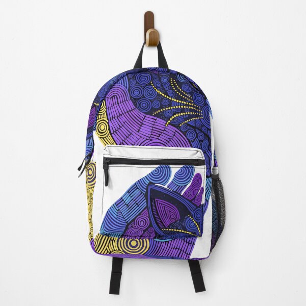 Item preview, Purple Mandala Cat Hands Dot Art designed and sold by Stellar Geometry.