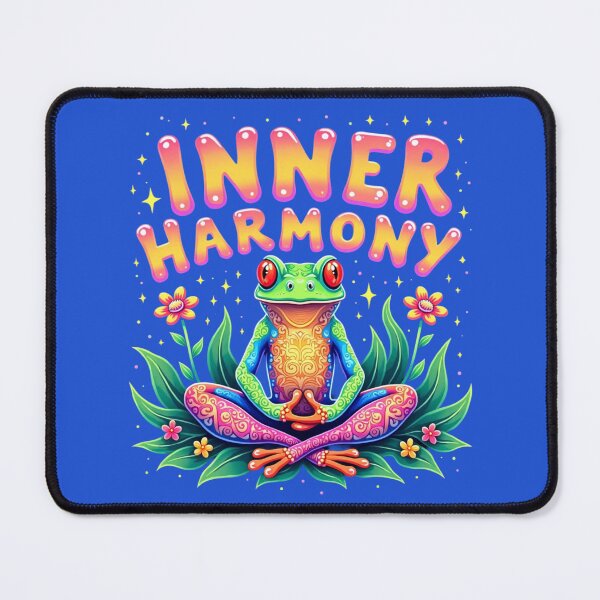 Item preview, Zen Frog Inner Harmony Yoga Meditation Aesthetic designed and sold by TS68.