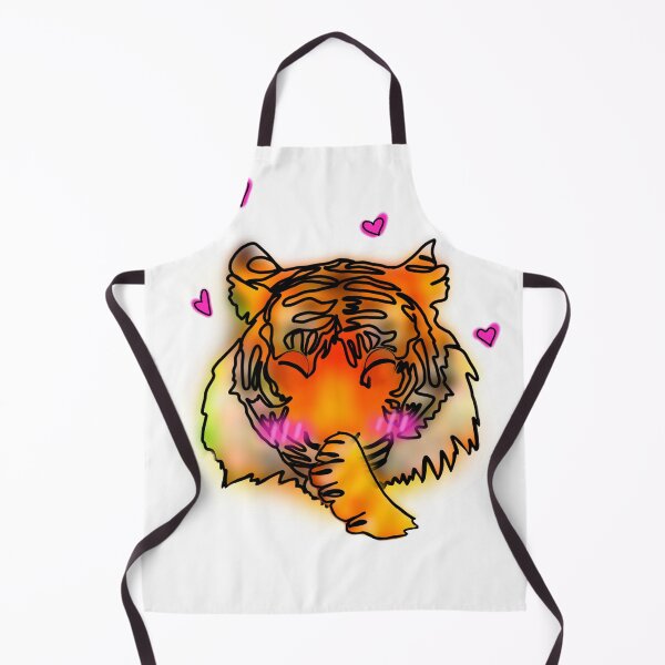 Item preview, Maple the Tiger heart blush emoji - animalz designed and sold by Ashley’sAnimalz.