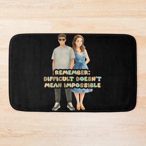 Item preview, difficult doesn't mean impossible designed and sold by love is daily.