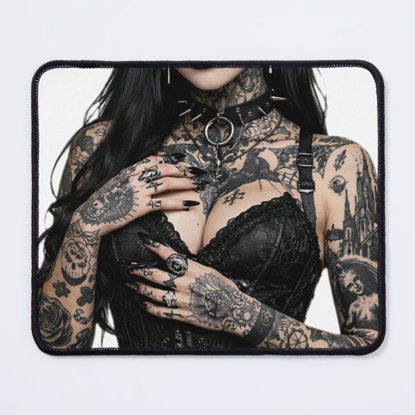 Item preview, Gothic Tattooed Woman Death Only Beginning designed and sold by Shirtaholism.