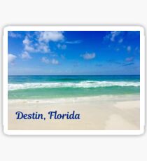 Destin Florida Beautiful Beach Photograph Sticker