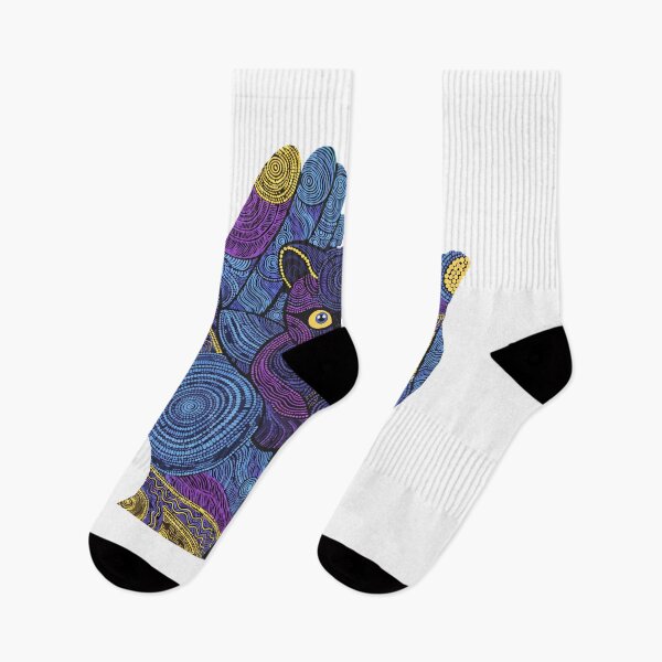 Item preview,  Purple Mandala Cat Hands Dot Art designed and sold by Stellar Geometry.