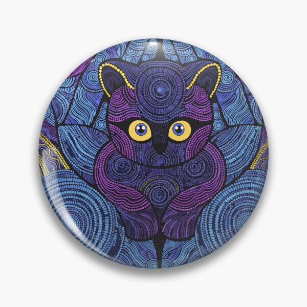 Item preview, Purple Mandala Cat Hands Dot Art designed and sold by Stellar Geometry.