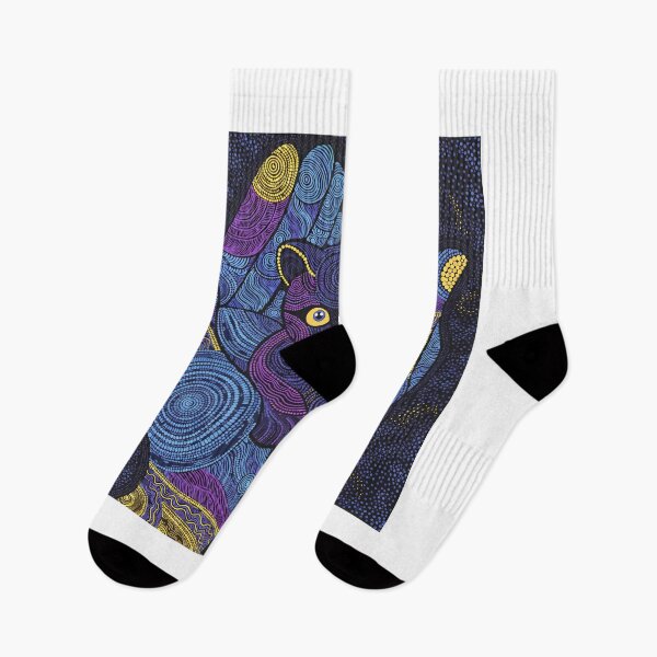 Item preview, Purple Mandala Cat Hands Dot Art designed and sold by Stellar Geometry.