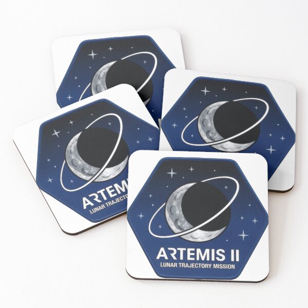 Item preview, Artemis II Lunar Trajectory Mission Space Patch designed and sold by aivibesfunny.