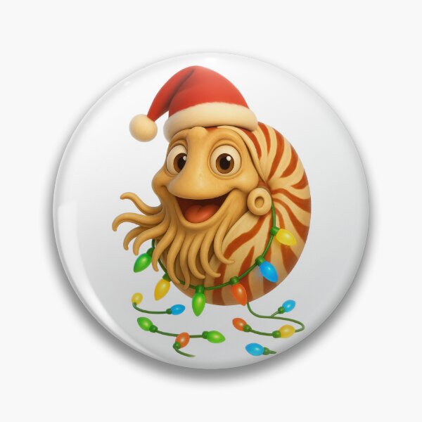 Item preview, Christmas Nautilus Fish designed and sold by Sillytoe.