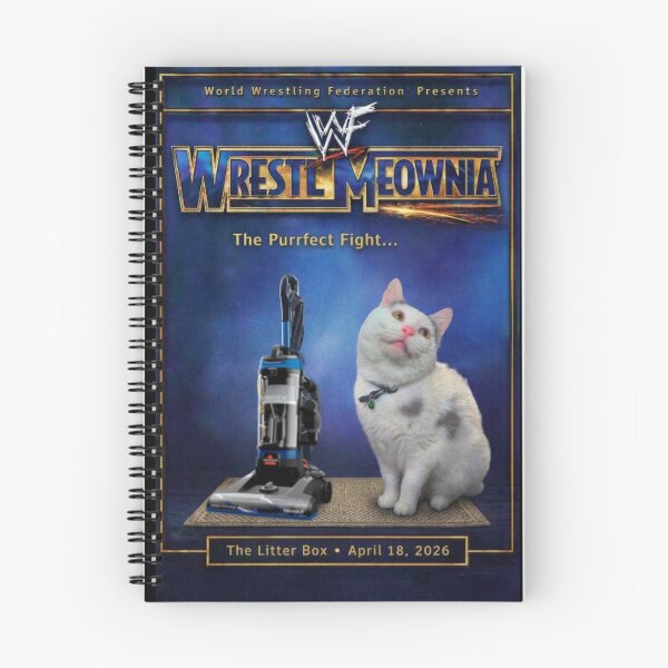 Item preview, Cat Vs. Vacuum Cleaner WrestlMeownia  designed and sold by Cat Haven & Rescue .
