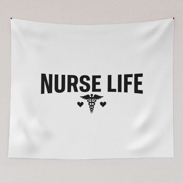 Item preview, Nurse Life - Modern Healthcare Quote with Wings designed and sold by ModdiesColors.