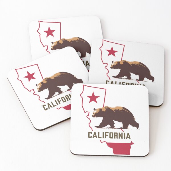 Item preview, California Bear State Outline | Golden State Vintage Travel Design | California Pride Sticker designed and sold by LaynieBugStickerCo.