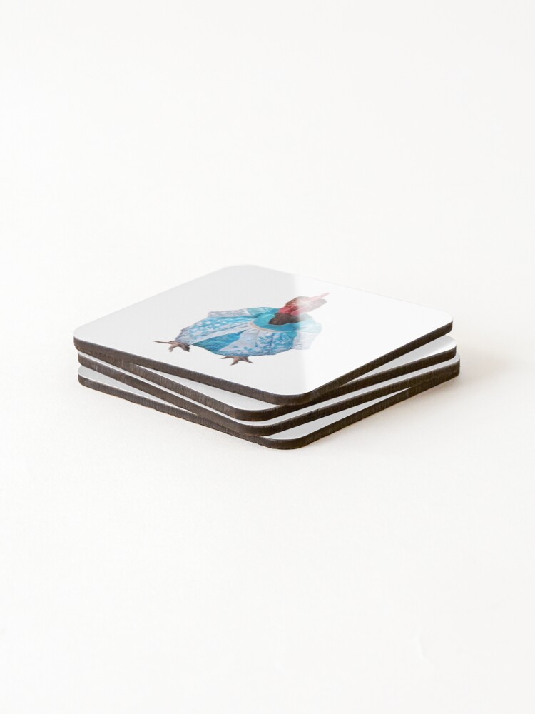 Thumbnail 4 of 5, Coasters (Set of 4), Chicken dressing designed and sold by SoulLessly.