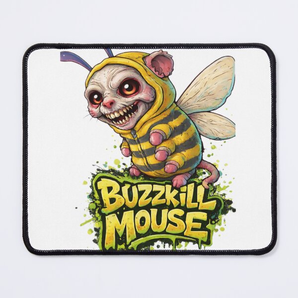 Item preview, Buzzkill Mouse Creepy Bee Costume Graphic designed and sold by Shirtaholism.
