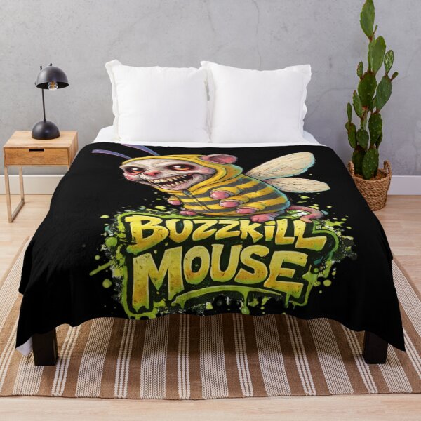 Item preview, Buzzkill Mouse Creepy Bee Costume Graphic designed and sold by Shirtaholism.