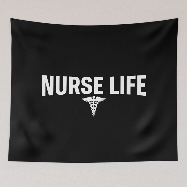 Item preview, Nurse Life - Simple Typography Design for Registered Nurses designed and sold by ModdiesColors.