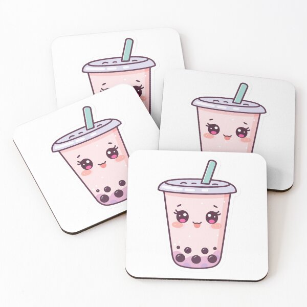 Item preview, Bubble Tea Kawaii - Cute Sticker designed and sold by FluffiPopo.