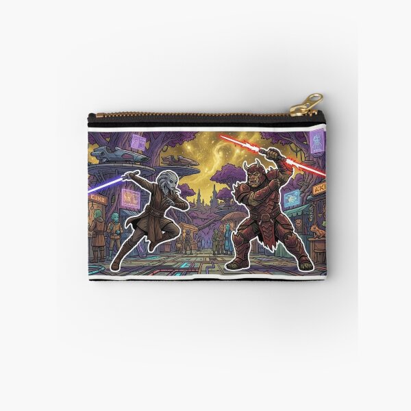 Item preview, Epic Duel Cartoon Caricature Style Knight and Assassin designed and sold by Rex Vox.