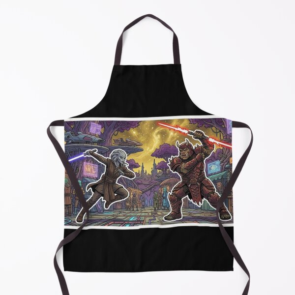 Item preview, Epic Duel Cartoon Caricature Style Knight and Assassin designed and sold by Rex Vox.