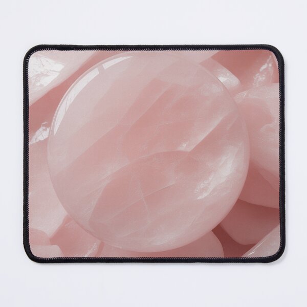 Item preview, Minimalist Rose Quartz Crystal | Soft Pink Gemstone Texture Art designed and sold by Midnight Veil Designs.