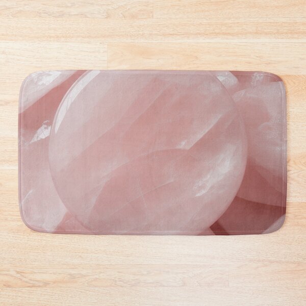 Item preview, Minimalist Rose Quartz Crystal | Soft Pink Gemstone Texture Art designed and sold by Midnight Veil Designs.