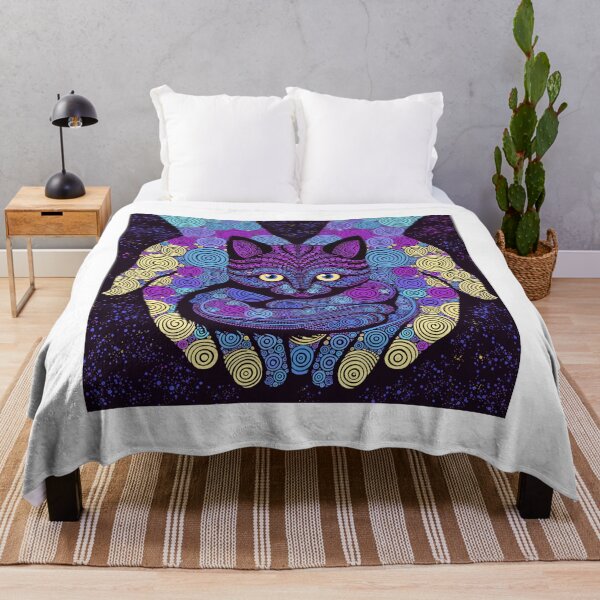 Item preview, Purple Mandala Cat Hands Dot Art designed and sold by Stellar Geometry.