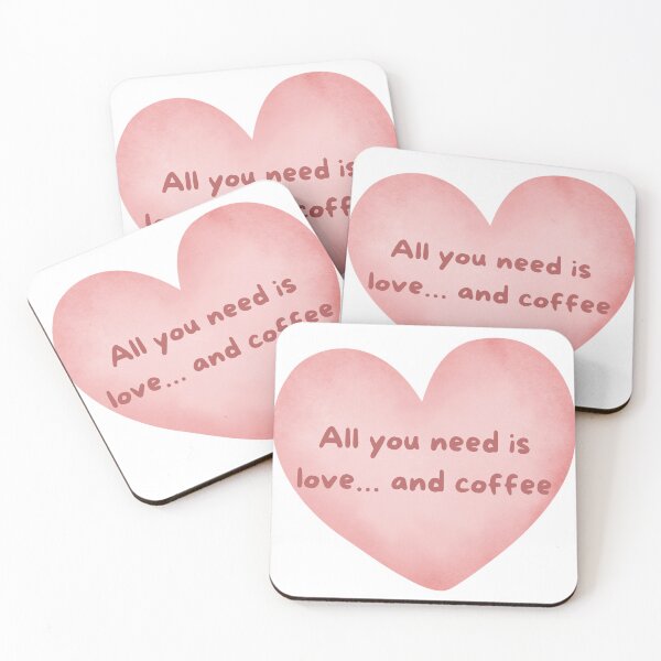 Item preview, All you need is love... and coffee designed and sold by SnugCozy.