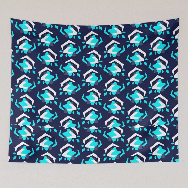 Item preview, Bonding  Schematic elements  - [Blue] High-precision geometric vector  designed and sold by The Nomadic Designs.