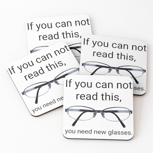 Item preview, If you can not read this, you need new glasses.  designed and sold by Rachel the Artist .