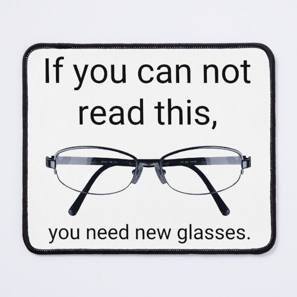 Item preview, If you can not read this, you need new glasses.  designed and sold by Rachel the Artist .