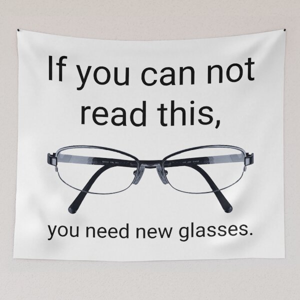 Item preview, If you can not read this, you need new glasses.  designed and sold by Rachel the Artist .