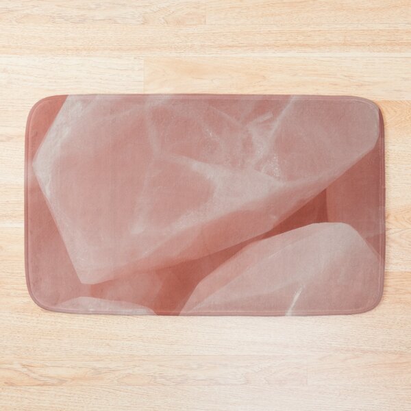 Item preview, Minimalist Rose Quartz Crystals | Soft Pink Gemstone Texture Art designed and sold by Midnight Veil Designs.