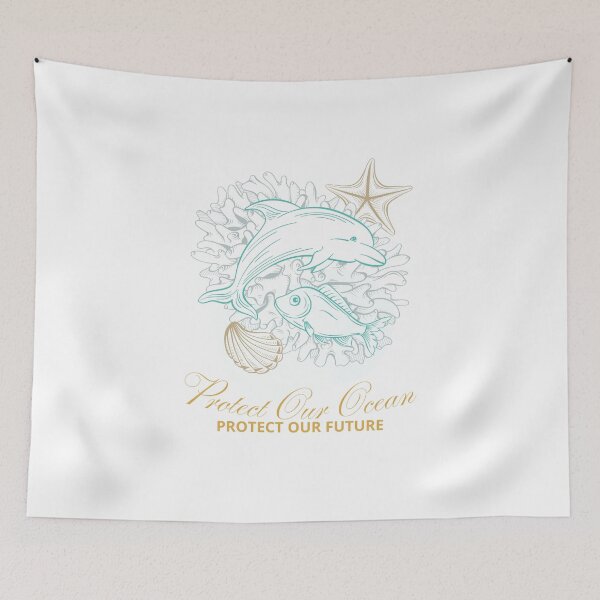 Item preview, Protect Our Ocean Protect Our Future designed and sold by LuveraxArt.
