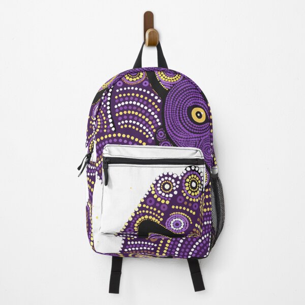 Item preview, Purple Mandala Cat Hands Dot Art designed and sold by Stellar Geometry.