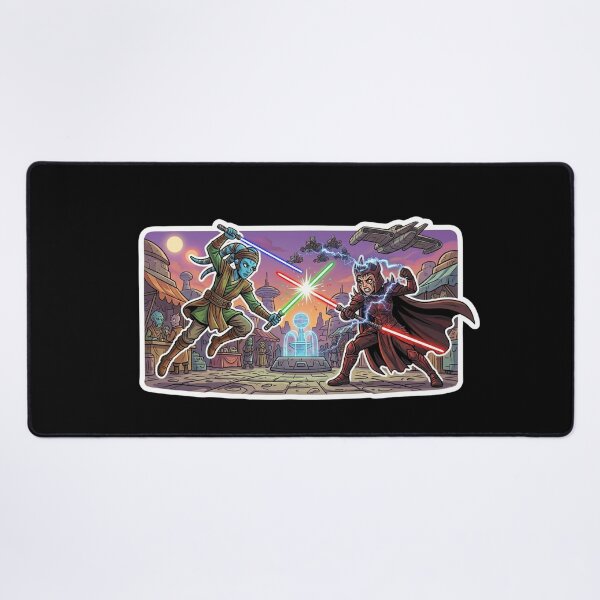 Item preview, Epic Duel Cartoon Caricature Style Guardian and Sorcerer designed and sold by Rex Vox.