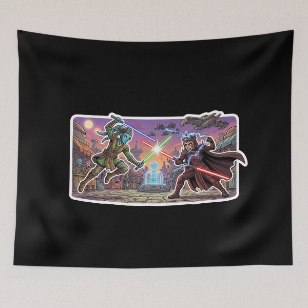 Item preview, Epic Duel Cartoon Caricature Style Guardian and Sorcerer designed and sold by Rex Vox.