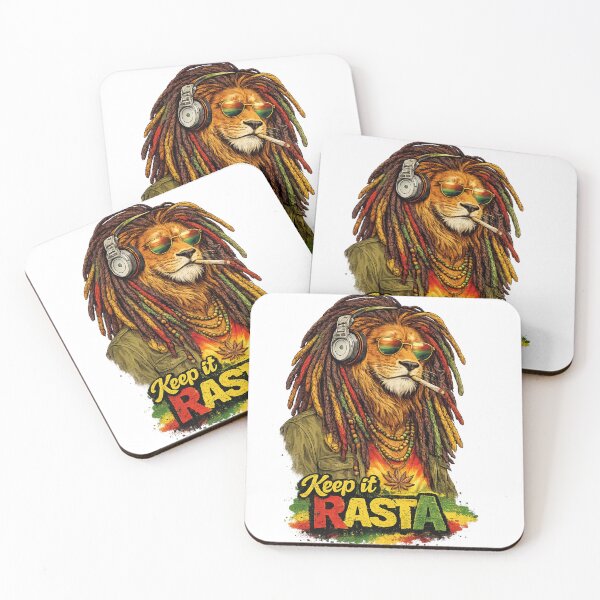 Item preview, Reggae Lion Keep It Rasta Graphic designed and sold by Shirtaholism.