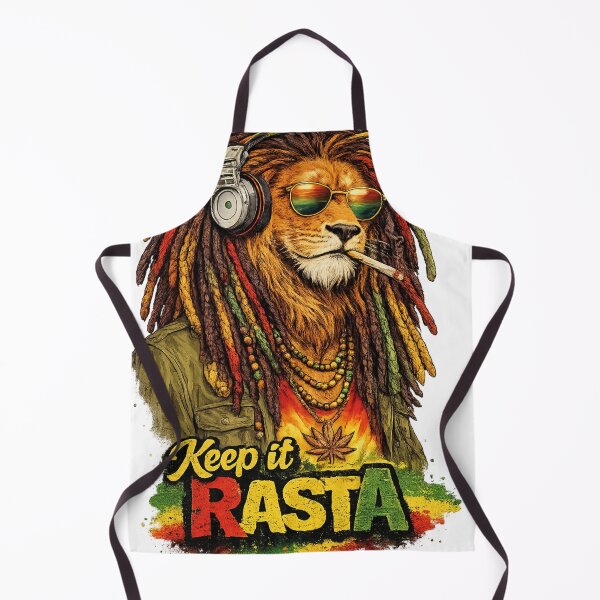 Item preview, Reggae Lion Keep It Rasta Graphic designed and sold by Shirtaholism.