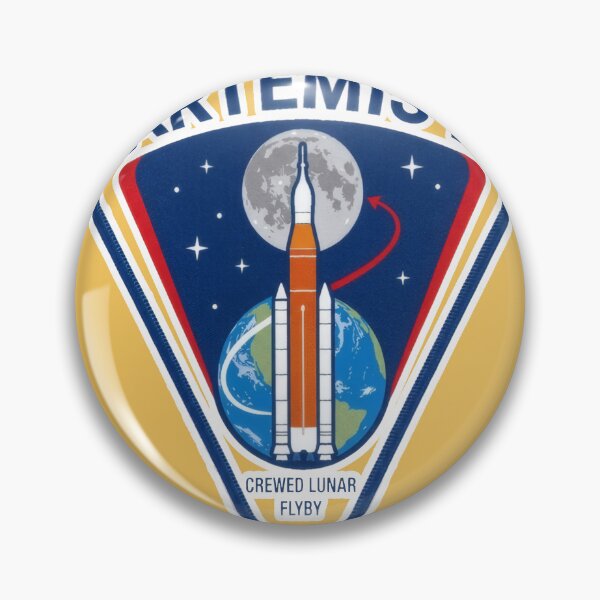 Item preview, Artemis II Crewed Lunar Flyby Mission Patch – Space Exploration Gear designed and sold by aivibesfunny.
