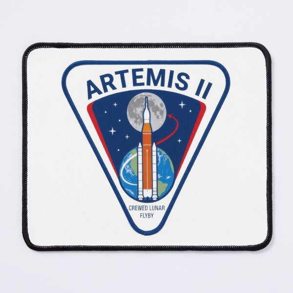 Item preview, Artemis II Crewed Lunar Flyby Mission Patch – Space Exploration Gear designed and sold by aivibesfunny.