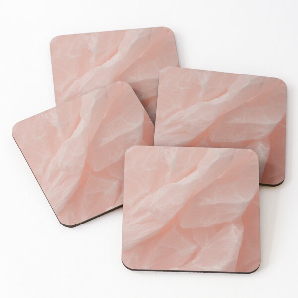 Item preview, Minimalist Soft Pink Crystal Texture | Blush Rose Quartz Abstract Art designed and sold by Midnight Veil Designs.