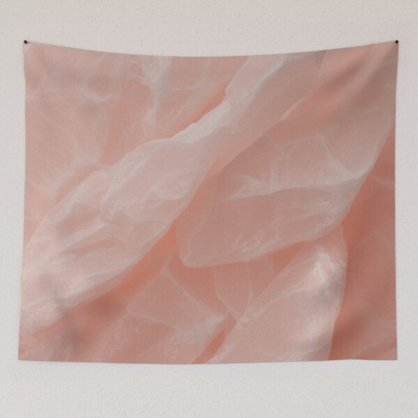 Item preview, Minimalist Soft Pink Crystal Texture | Blush Rose Quartz Abstract Art designed and sold by Midnight Veil Designs.