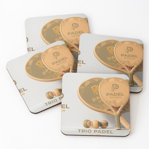 Item preview, Trio Padel Est. 2024 – Golden Rackets & Balls Sports Design designed and sold by ticzla95.
