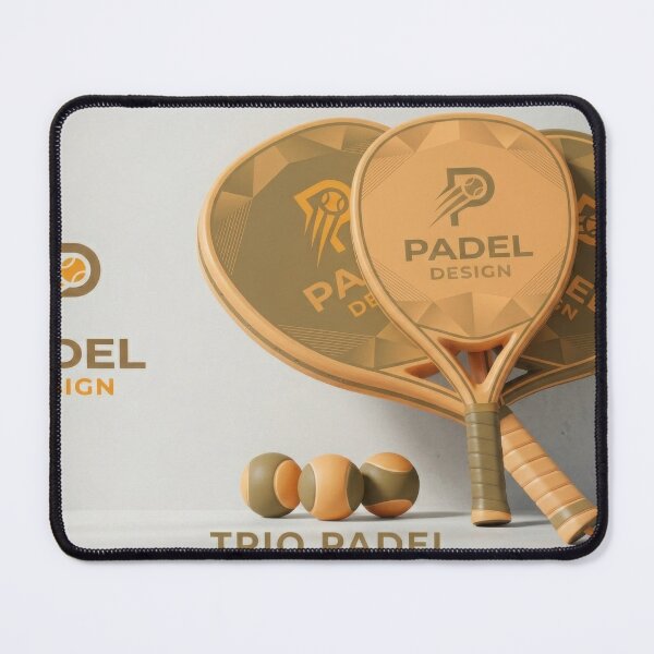 Item preview, Trio Padel Est. 2024 – Golden Rackets & Balls Sports Design designed and sold by ticzla95.