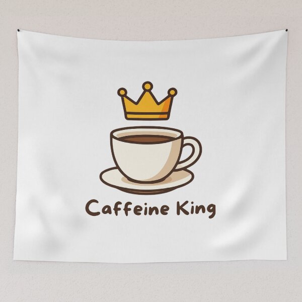 Artikelvorschau, Caffeine King entworfen und verkauft von SnugCozy.