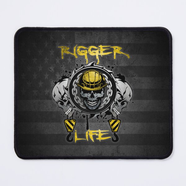 Item preview, Rigger Life Skull – Blue Collar Construction Worker Design designed and sold by artistwill.