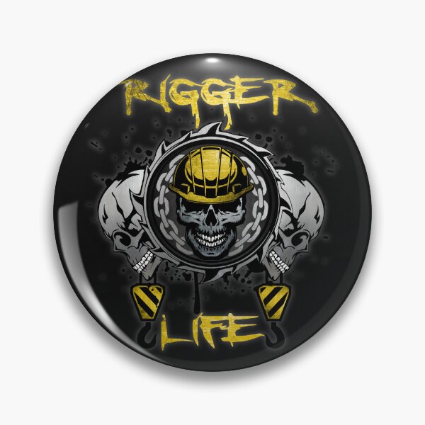 Item preview, Rigger Life Skull – Blue Collar Construction Worker Design designed and sold by artistwill.