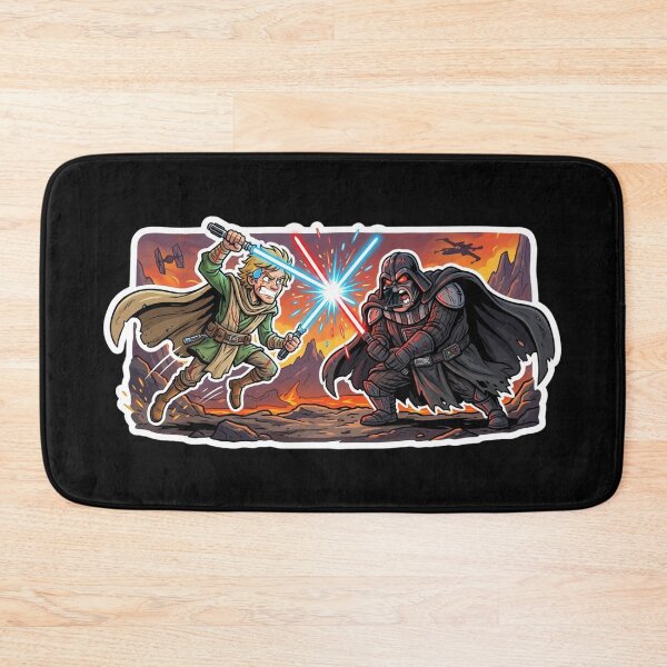 Item preview, Epic Duel Cartoon Caricature Guardian and Damaged Vader designed and sold by Rex Vox.