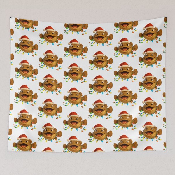 Item preview, Christmas Oyster Toadfish designed and sold by Sillytoe.